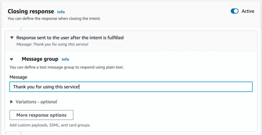 How to Create an AWS Lex-based Digital Cloud Assistant Chatbot 33