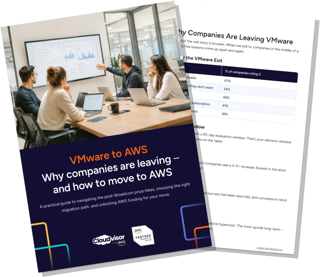 VMware to AWS. Why companies are leaving – and how to move to AWS 53
